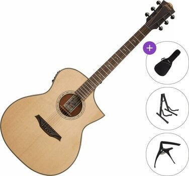 Guitare Jumbo acoustique-électrique Bromo BAT4CE Standard SET Natural Guitare Jumbo acoustique-électrique - 1