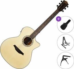 electro-acoustic guitar Bromo BAA2CE Standard SET Natural electro-acoustic guitar