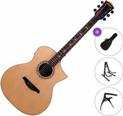 electro-acoustic guitar Bromo BAA4CE Standard SET Natural electro-acoustic guitar