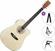 guitarra eletroacústica SX SD304TCE Standard SET Natural guitarra eletroacústica