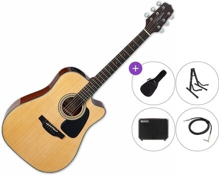 Elektroakusztikus gitár Takamine GD30CE Premium SET Natural Elektroakusztikus gitár - 1