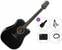 Elektroakusztikus gitár Takamine GD30CE Premium SET Black Elektroakusztikus gitár