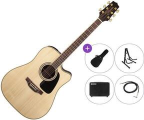 Chitarra Semiacustica Dreadnought Takamine GD51CE Premium SET Natural Chitarra Semiacustica Dreadnought