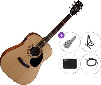 Elektroakustická gitara Dreadnought Cort AD810E Premium SET Open Pore Elektroakustická gitara Dreadnought - 1