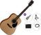 Elektroakustická gitara Dreadnought Cort AD810E Premium SET Open Pore Elektroakustická gitara Dreadnought