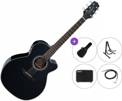 Elektroakustická gitara Jumbo Takamine GN30CE Premium SET Black Elektroakustická gitara Jumbo - 1
