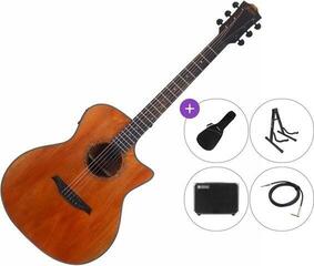 elektroakustisk gitarr Bromo BAT2MCE Premium SET Natural elektroakustisk gitarr