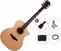 Jumbo Elektro-Akustikgitarren Bromo BAA4CE Premium SET Natural Jumbo Elektro-Akustikgitarren