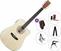 elektroakustisk guitar SX SD304TCE Premium SET Natural elektroakustisk guitar