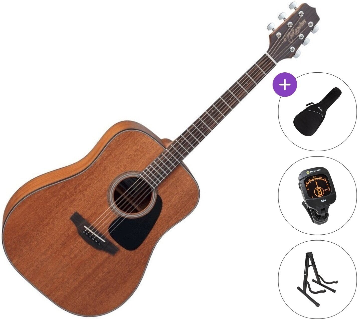 Chitară acustică Takamine GD11M-NS DELUXE Standard SET Natural Satin Chitară acustică