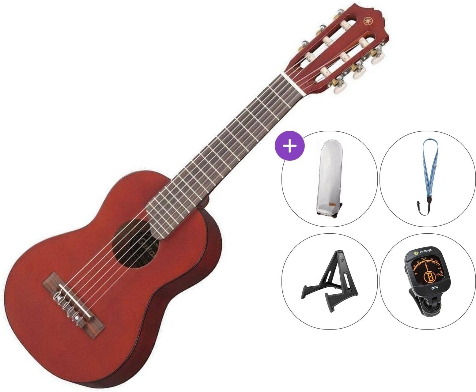 Guitalele Yamaha GL1-PB Premium SET Persimmon Brown Guitalele