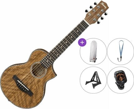 Guitalele Ibanez EWP14WB-OPN Premium SET Open Pore Natural Guitalele - 1