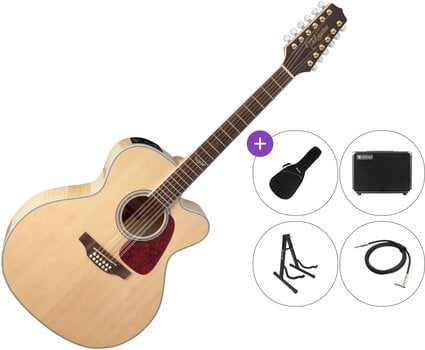 Guitarra electroacústica de 12 cuerdas Takamine GJ72CE-12NAT Premium SET Natural Guitarra electroacústica de 12 cuerdas - 1