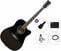 electro-acoustic guitar Pasadena SG028CE Premium SET Black electro-acoustic guitar