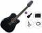 12-strenget akustisk-elektrisk guitar Takamine GD30CE-12BLK Premium SET Black 12-strenget akustisk-elektrisk guitar