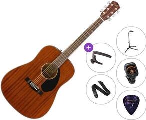 Dreda ģitāra Fender CD-60S Dreadnought WN Deluxe Standard SET Mahogany Dreda ģitāra