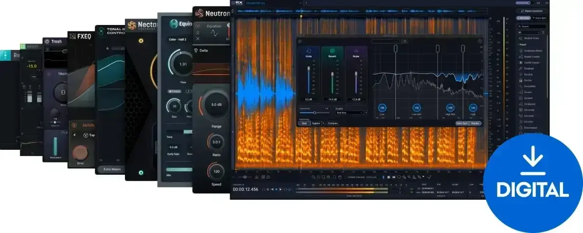 Studio-Effekt-Plugin iZotope RX Post Production Suite 9 (Digitales Produkt)