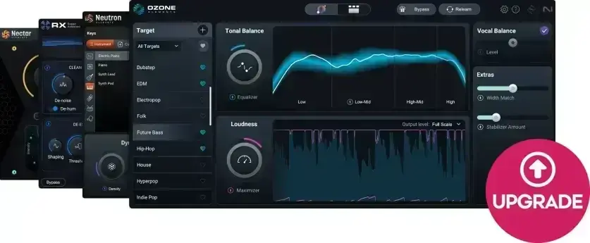 Update / Upgrade / Expansion iZotope RX 12 Std: UPG from RX Elements or Elements Suite (Digitální produkt)