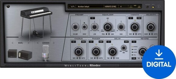 VST Instrument Rhodes Wurlitzer by Rhodes (Digitalt produkt) - 1