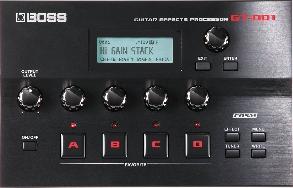 Multi-efeitos para guitarra Boss GT-001