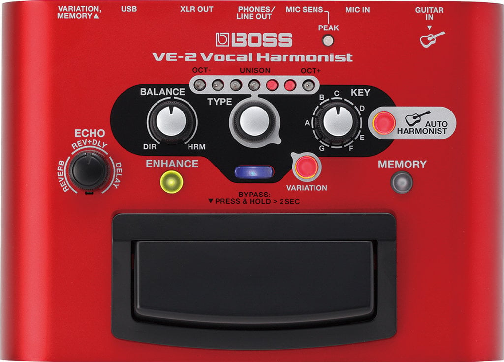 Vocal Effects Processor Boss VE-2 Vocal Harmonist
