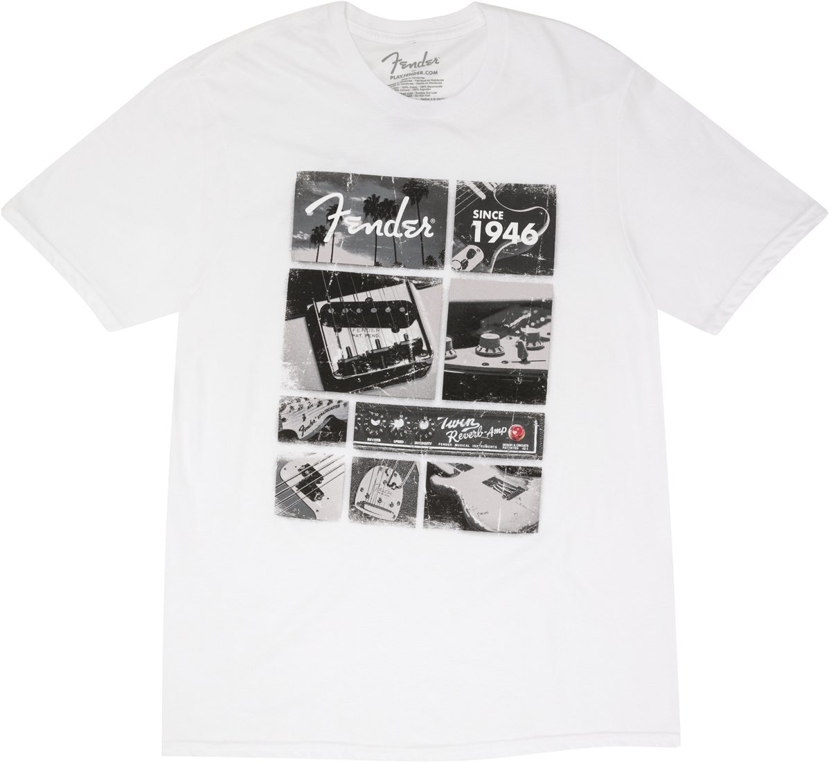 T-shirt Fender T-shirt Vintage Parts Blanc XL