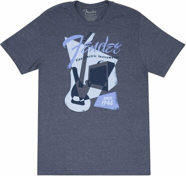 Maglietta Fender Vintage Geo 1946 T-Shirt Blue M - 1