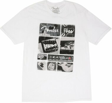 Camiseta de manga corta Fender Vintage Parts T-Shirt White M - 1