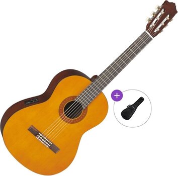 Chitară clasică cu preamplificare Yamaha CX40II Basic SET 4/4 Natural Chitară clasică cu preamplificare - 1
