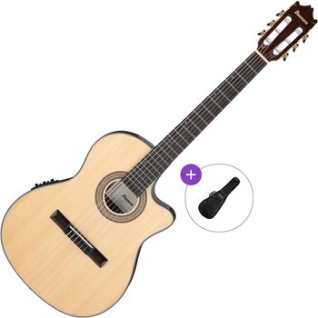 Класическа китара с предусилвател Ibanez GA35TCE-NT Basic SET 4/4 Natural High Gloss Класическа китара с предусилвател - 1