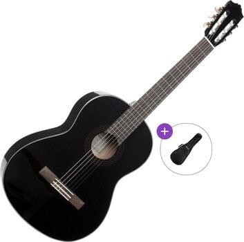 Klasszikus gitár Yamaha C40II Basic SET 4/4 Gloss Black Klasszikus gitár - 1