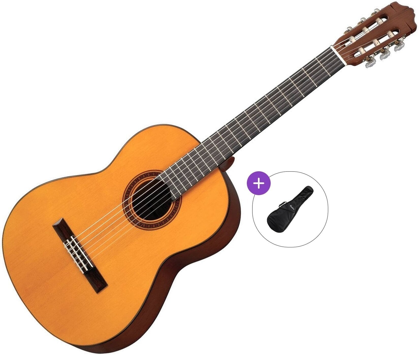 Klassieke gitaar Yamaha CG 102 Basic SET 4/4 Natural Klassieke gitaar