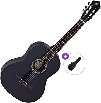 Klassieke gitaar Ortega RST5MBK Basic SET 4/4 Satin Black Klassieke gitaar - 1