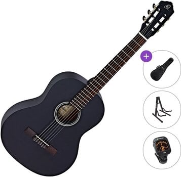 Klassieke gitaar Ortega RST5MBK Standard SET 4/4 Satin Black Klassieke gitaar - 1