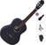 Klassieke gitaar Ortega RST5MBK Standard SET 4/4 Satin Black Klassieke gitaar