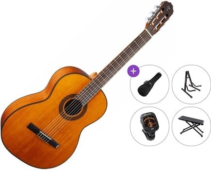 Klassisk gitarr Takamine GC3 Premium SET 4/4 Natural Klassisk gitarr - 1
