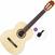 Semi-klassieke gitaar voor kinderen Cordoba C1M 1/2 Basic SET Natural Semi-klassieke gitaar voor kinderen