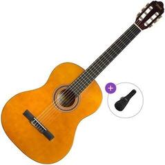 Gitara klasyczna Valencia VC104 Basic SET 4/4 Natural Gitara klasyczna