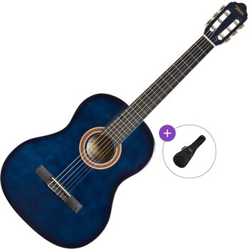 Klasszikus gitár Valencia VC104 Basic SET 4/4 Blue Sunburst Klasszikus gitár - 1