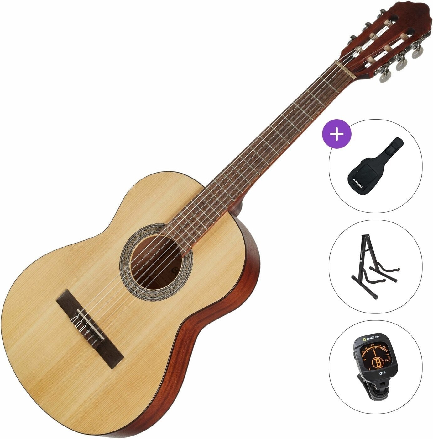 Classical guitar Cort AC200 OP Standard SET Open Pore Classical guitar