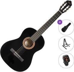 Klassieke gitaar Valencia VC104 Standard SET 4/4 Black Klassieke gitaar