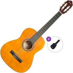 Guitarra clásica Valencia VC103 Basic SET Natural Guitarra clásica