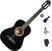 3/4 klassieke gitaar voor kinderen Valencia VC103 Standard SET Black 3/4 klassieke gitaar voor kinderen