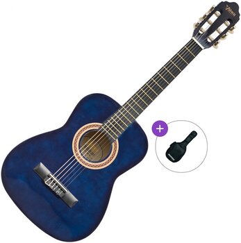 1/2 Konzertgitarre für Kinder Valencia VC102 Basic SET Blue Sunburst 1/2 Konzertgitarre für Kinder - 1