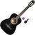 Klassisk guitar Valencia VC102 Basic SET Black Klassisk guitar