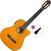 Gitara klasyczna z przetwornikiem Valencia VC104CE Basic SET 4/4 Natural Gitara klasyczna z przetwornikiem