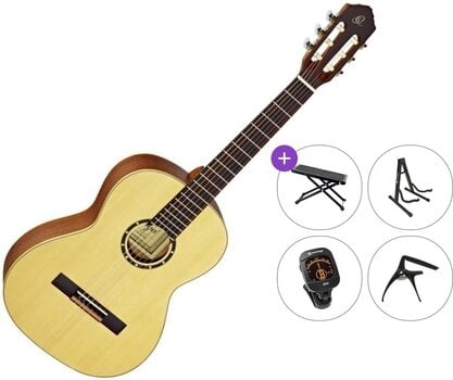 Klassieke gitaar Ortega R121 Premium SET 7/8 Natural Klassieke gitaar - 1