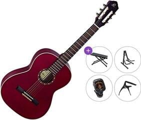 Klassieke gitaar Ortega R121 Premium SET 7/8 Wine Red Klassieke gitaar