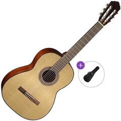 Classical guitar Cort AC200 Basic SET 4/4 Open Pore Natural Classical guitar