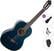 Klassikaline kitarr Valencia VC204 Standard SET 4/4 Transparent Blue Klassikaline kitarr